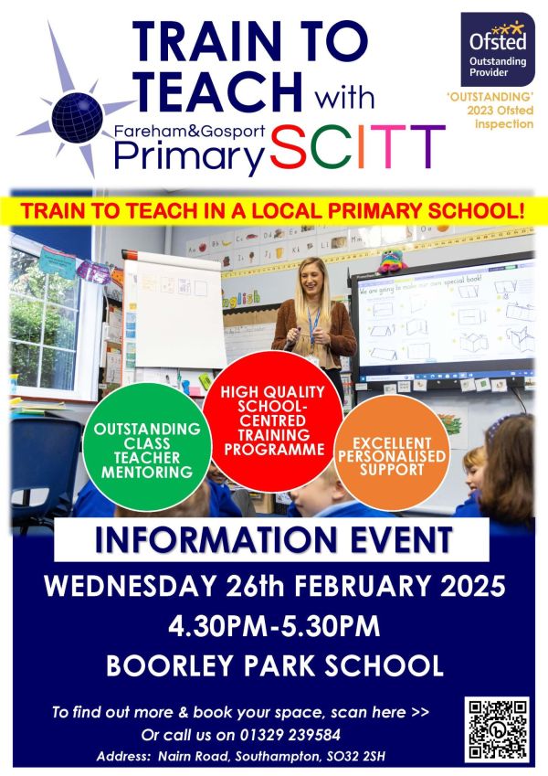 A3 FG SCITT open event Boorley Park 26th Feb